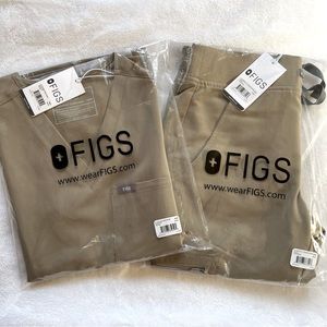 FIGS Latte scrub set XXS